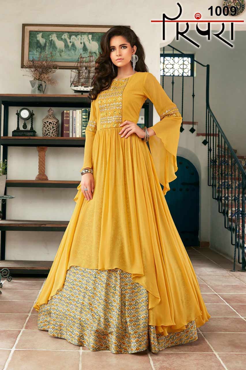 Parampara Vol-2 Crop Top Wholesale Gown Parampara Vol-2 Crop Top Wholesale Gown
